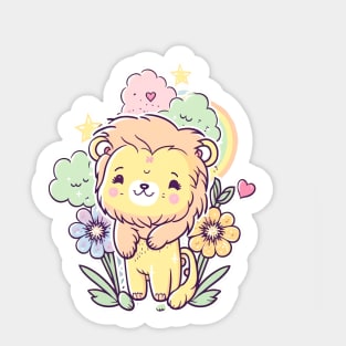 Baby Lion Sticker